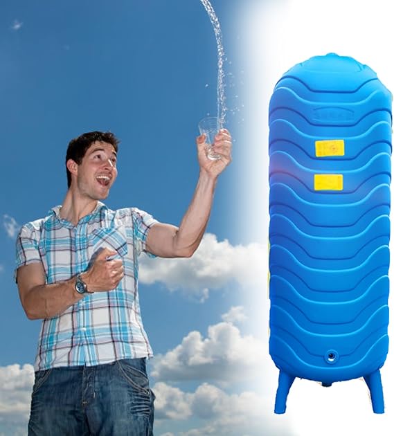 Vertical Blue Pressure Tank, Cistern Water Tank/Water Accumulator Tanks for Well Systems/Home/Rv, Bladder Tank for Well Pump, 60L 100L 150L 200L 250L 300L(90x40cm/35.4x15.7in)
