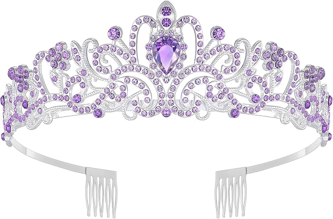 Tiara Crown for Women, Queen Tiaras for Bridal, Birthday, Pageant
