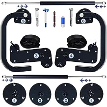 Create A Luxurious Bed Murphy Bed Hardware Kit, Hover in Mid Air Hydraulic Rod Gas Spring System (Vertical, Full/Full XL/Double)