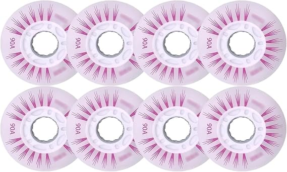 Inline Skate Wheels LED Light Wheels, Roller Skate Wheels Flash Inline Skates Replacement Wheels