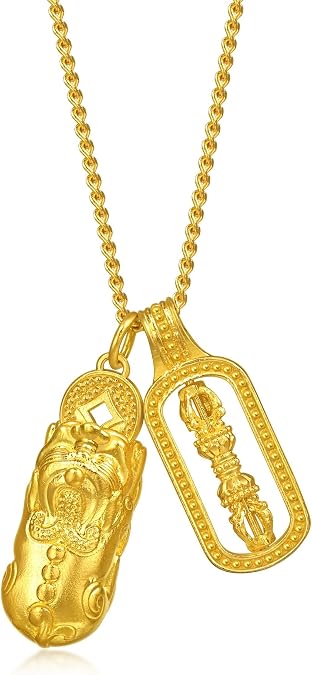 CHOW SANG SANG 999.9 24K Pure Gold Necklace Price-by-Weight 8.6g