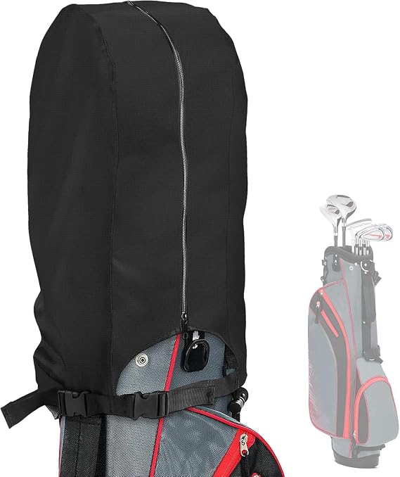 Golf Bag Rain Cover, Waterproof Universal Fit for Stand & Cart Bags
