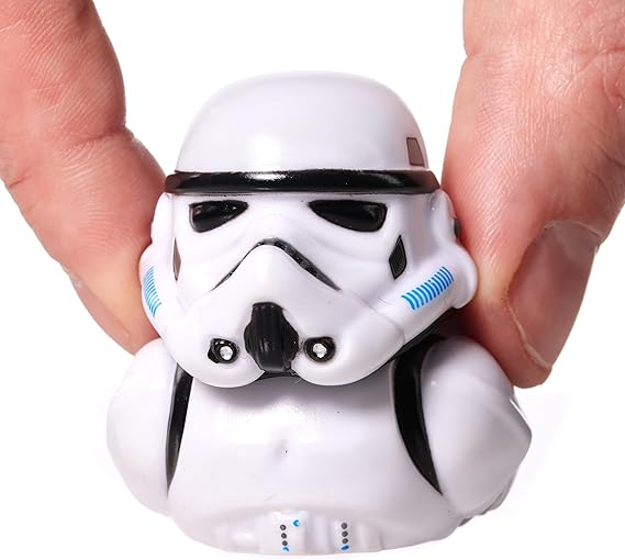 TUBBZ Mini Stormtrooper Collectible Vinyl Rubber Duck Figure - Official Original Stormtrooper Merchandise - Sci-Fi TV, Movies & Videos Games | A product for Sci-fi movie lovers.Mini Stormtrooper Vinyl Duck with bathtub, home or car decor or perfect gifts for men