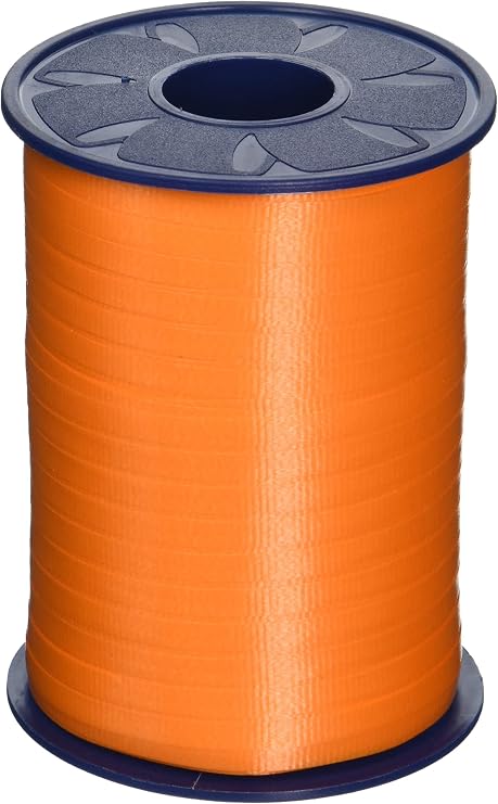 Morex Curling Ribbon 3/16" 500 Yds for Gift Wrapping, Balloon String, Birthday Parties, Holidays, Decorations, Orange