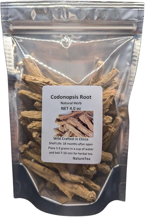 Codonopsis Root - Dang Shen Dried Radix Codonopsis 100% from Nature (16 oz)