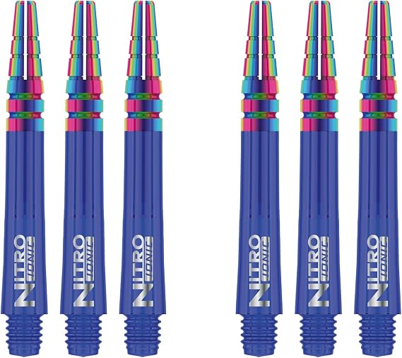 RED DRAGON Nitrotech Ionic Short Stems - Blue - 2 Sets per Pack (6 Stems in Total)