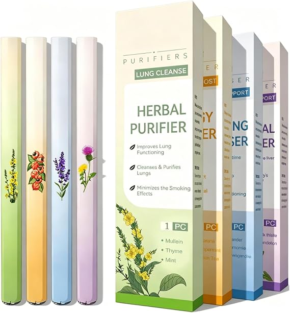 4PCS Herbal Diffuser Pen, Oral Air Freshening and Resting Relaxation,Dual-Action Pens for Sleep Support,Botanical Plant Quitting Bad Habit and Natural Energy Boost