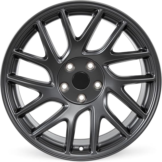 18X8.5" Wheel Aluminum Alloy Rim for Tesla Model 3 2023 2024 2025 | 5x114.3mm Bolt Pattern, 64.1mm Offset, 38mm Center Bore, Direct Fit Black