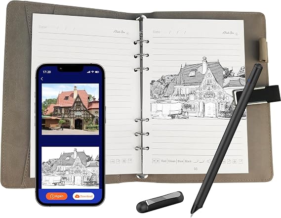 Smart Writing Set,Ai Smart Digital Notebook with Smart Pen,Sync ConvertText