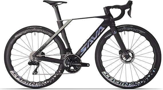 SAVADECK R9 Di2 Full Carbon Road Bike, Carbon Fiber Frame Racing Bicycle with Shimano R9270 24S Groupset, Hydraulic Disc Brakes, Ultra-Light Carbon Bike for Adults