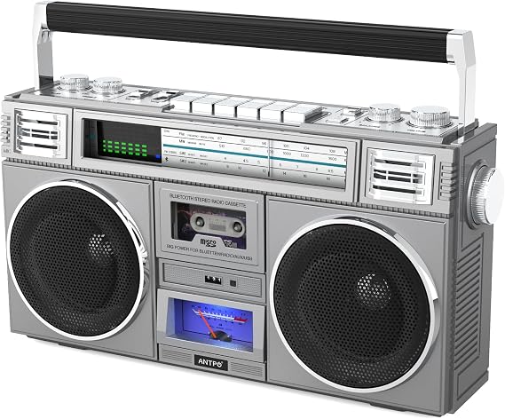 FragrantBodyOilz AM FM Radio Retro with Bluetooth Speaker,Vintage Bluetooth Radio Transistor with Best Sound,USB C Rechargeable,Support TF Card/USB Playing
