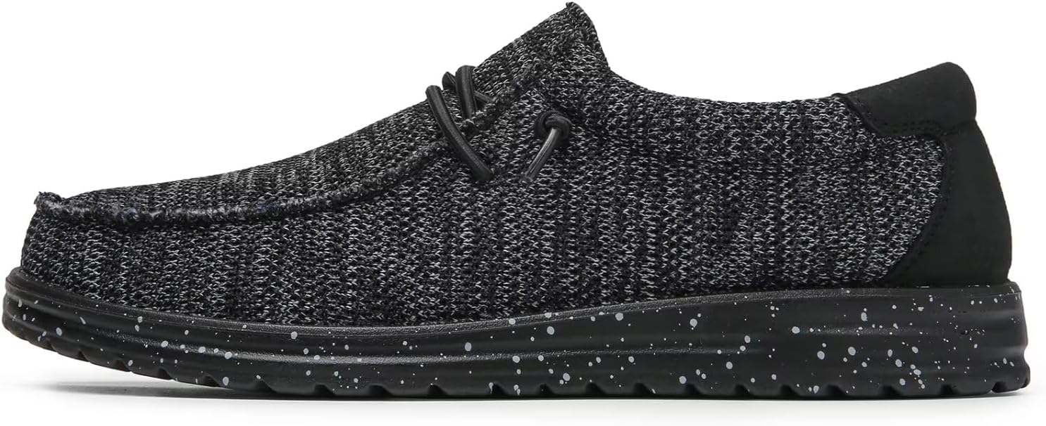 Mens Machine-Washable Casual Loafers,Men Slip On Comfortable and Breathable Boat Shoes for Casual,Walking,Traveling,Beach,Mocassins Pour Homme