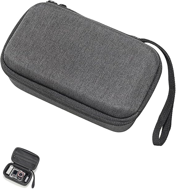 Storage Case for Insta.360 Ace Pro/ 2 Xplorer Grip Kit - Portable Street Photography Organizer, Dual Zipper Compact Travel Protective Carrying Case (Small 2)