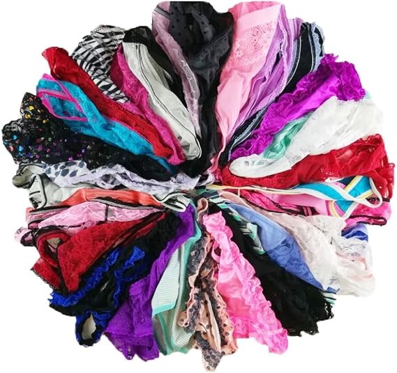 jooniyaa 20/10 Pack Variety Thongs for Women, Assorted Panties Underwear | Unique Assorted Styles, Soft Everyday Comfort, Inclusive XS-3XL Sizing