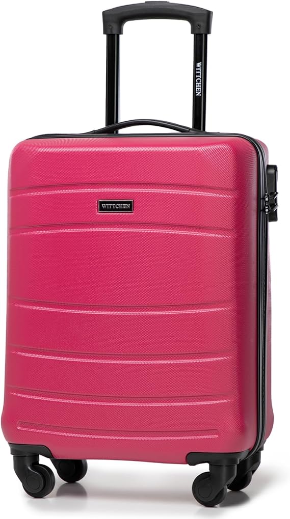 WITTCHEN Travel Suitcase Trolley Suitcase pink