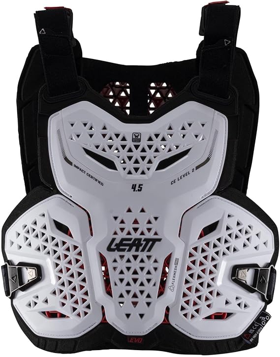 Leatt Unisex Adult Buzer 4.5 EVO White (160-172 cm) S/M X, White, S