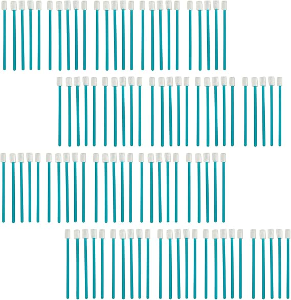 Evaclean Swilly Original Disposable Crevice Brushes - 100 Pack - Versatile Cleaning Tool for Tight Spaces, Window Tracks, Keyboards, Car Vents, and Household Use (Blue)