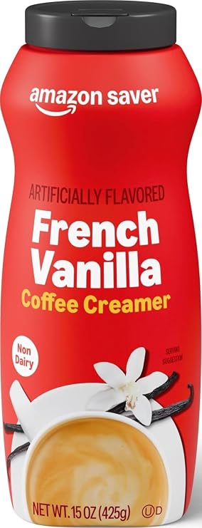 Amazon Saver, French Vanilla Powdered Coffee Creamer, 15 Oz