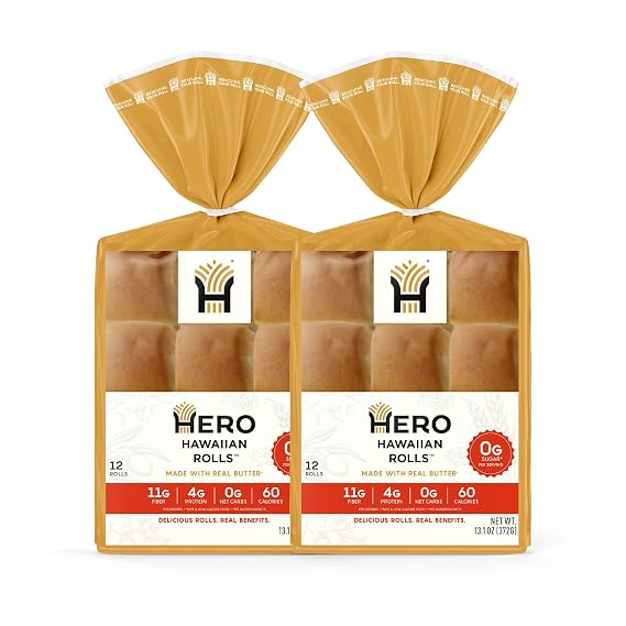 Hero Hawaiian Rolls (2 Packs of 12)