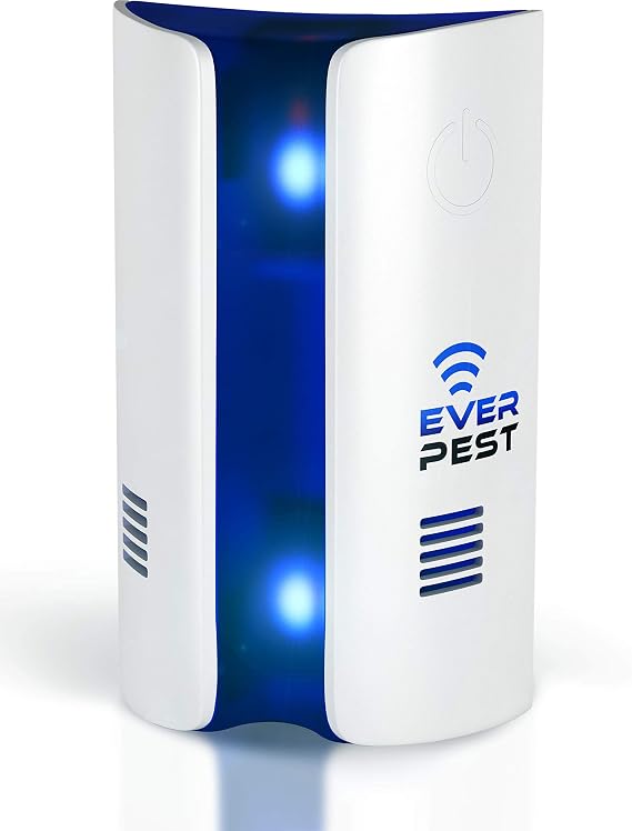 Ultrasonic Pest Repeller Plug in 1 Pack- Electronic and Electromagnetic Insect Control Defender - Roach Bed Bug Mouse Rodent Mosquito Bat Cockroach Squirrel Wasp Ultrasound King James