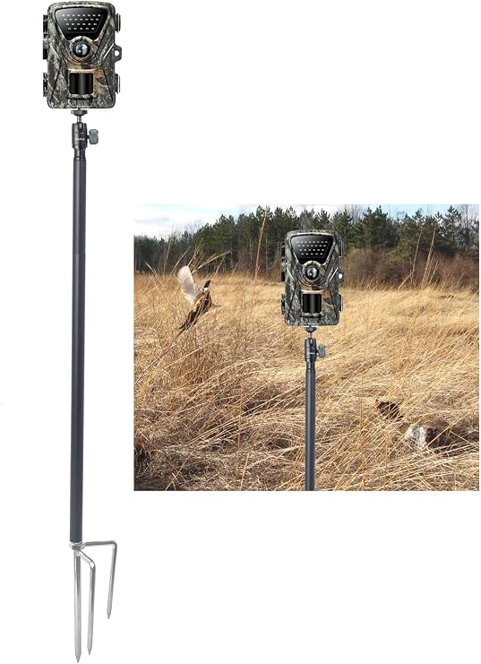 Trail Camera Ground Stand, Aluminum Stake, 1.2 Meters Height