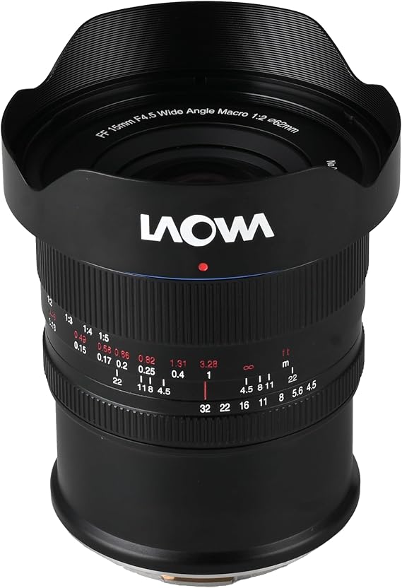 Laowa 15mm f/4.5 0.5X Wide Angle Macro for L Mount