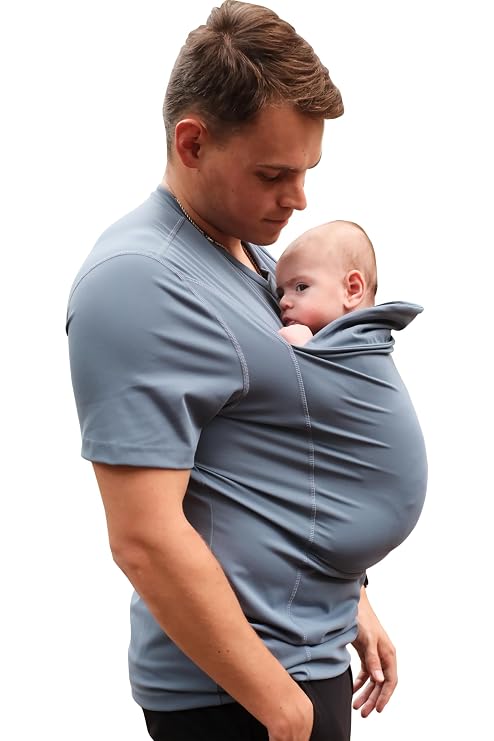 Lalabu The Dad Shirt | Hands-Free Baby Carrier for Dads - Brook - 3XL