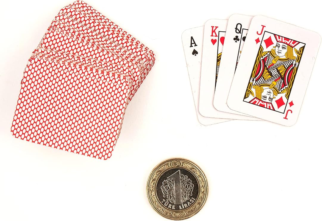 Spelt 42mm Mini Deck of Playing Cards Small Playing Cards 54 pack
