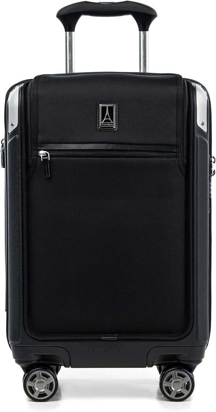 Travelpro Platinum Elite Expandable Hard Case, Black Shadow Black Black - 409209601