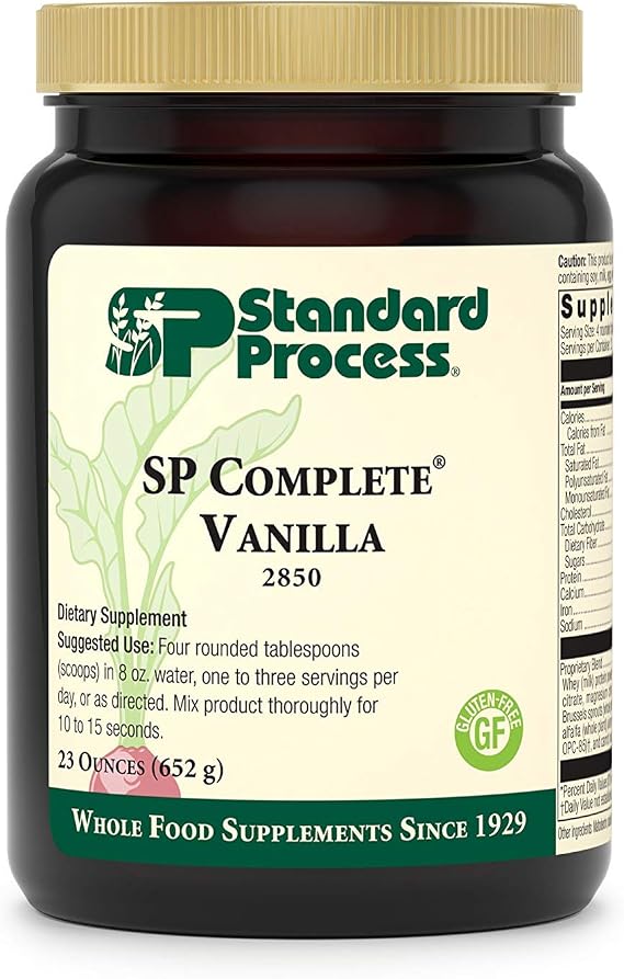 Standard Process SP Complete, Muscle & Immune Support, Vanilla, 30 Servings