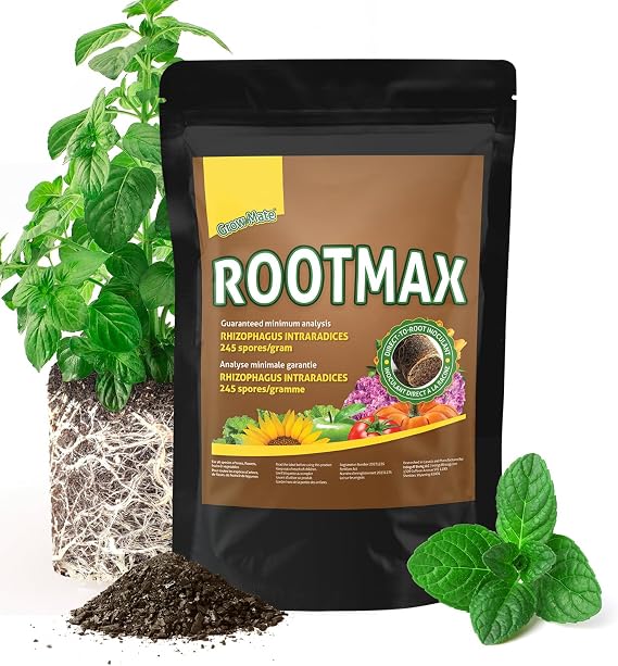 RootMax - Mycorrhizal Fungi (75 g/2.64 oz) | Rooting Powder for All Plants, Trees, Flowers & Edibles | Direct to Root Inoculant | Treats 15+ Plants