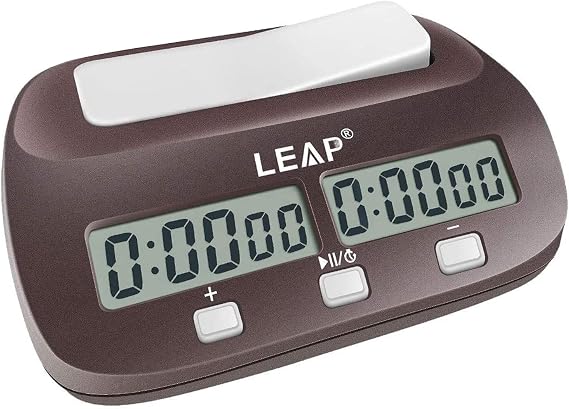 LEAP Chess Clock Digital Chess Timer for Chess Board Game (Official Store)