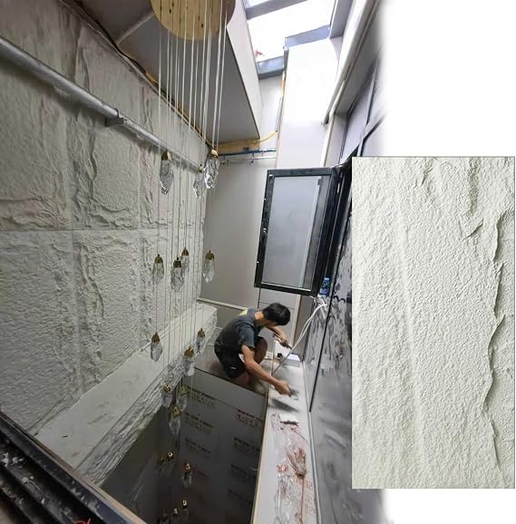 Faux Stone White Wall Panel 3D, 5cm Thick, PU Wall Tiles Waterproof Stain Resistant, Wall Cladding Panels for Paint/Ceramic Tile/Wallpaper/Wood/Plastic/Metal Wall(3 pcs)