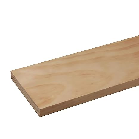 1/2 in. Thick X 1.5 in. X 24 in. Solid Pine Board (6 Pieces)