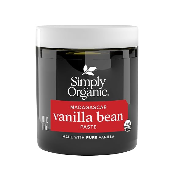Simply Organic Vanilla Bean Paste, 4 Ounce Jar