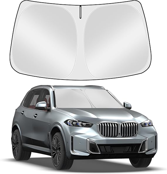 Windshield Sunshade for BMW X5 2019-2024 Front Window Sun Shade Custom Sunscreen Double Layers Design