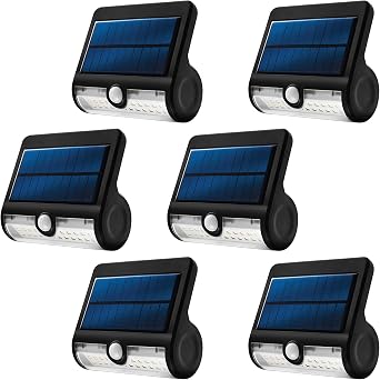 Home Zone Security Outdoor Motion Sensor Wall Light Dual Lighting Mode (6 Pack)