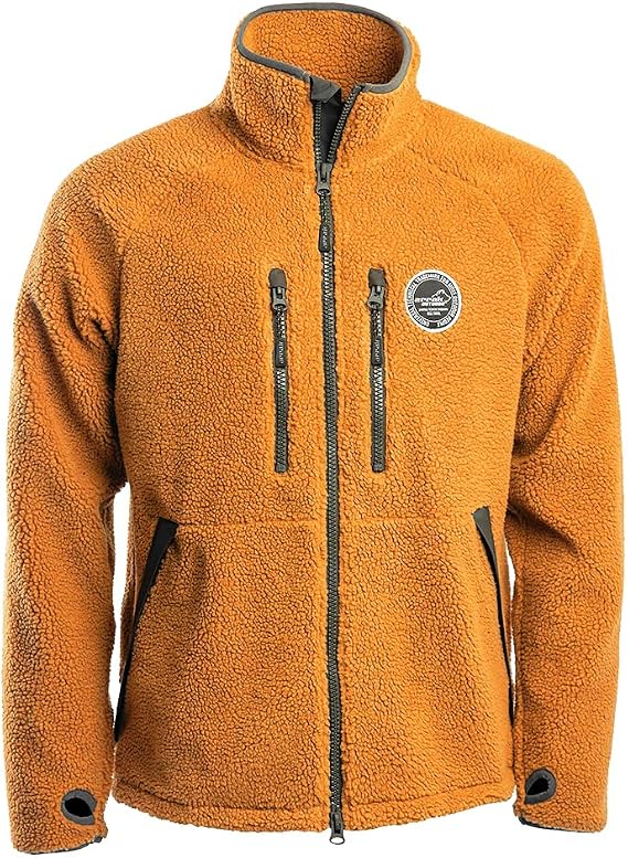 ARRAK OUTDOOR Teddy Pile Unisex Jacket, Tunnel Pocket & Adjustable Drawstring, 100% Polyester Pile Fleece