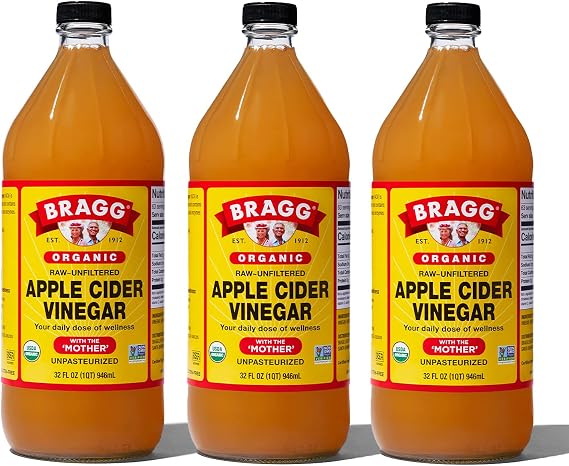 Bragg Apple Cider Vinegar 946ML x 3 Pack Saver Deal