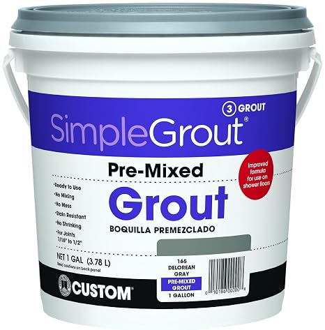 Gallon Delorean Gray Pre-Mixed Grout