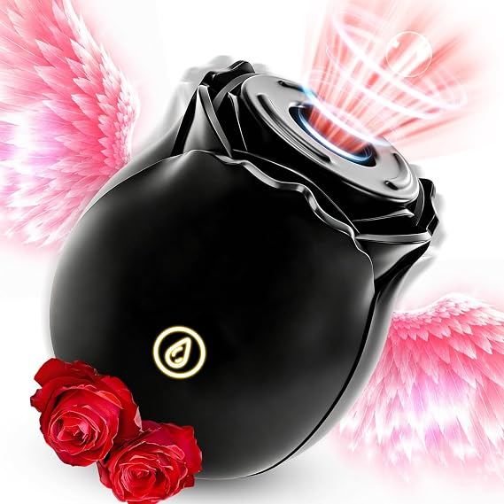 2026 Rose Adult Tool for Women Suitable for Home and Business Trips, Silent, Waterproo and Strong Vibration, Super Worry Free,The Rose for Women 3YO1 (Black)
