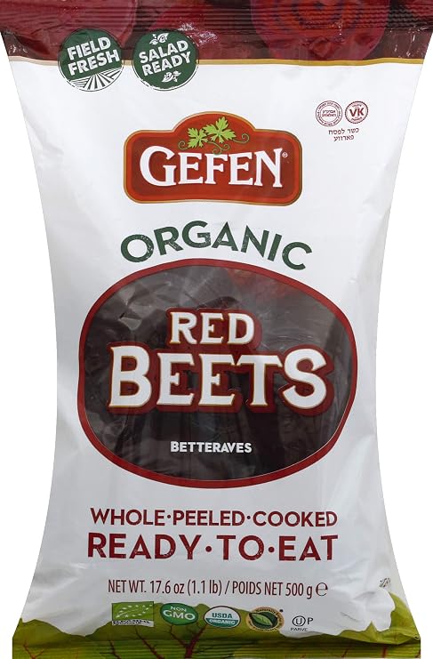 Gefen Organic Beets, Vacuum Packed 17.6 oz