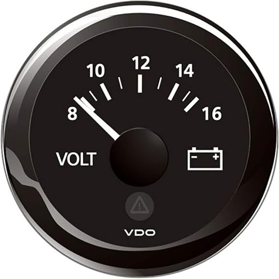VDO Marine 2-1/16" (52MM) VIEWLINE - Voltmeter