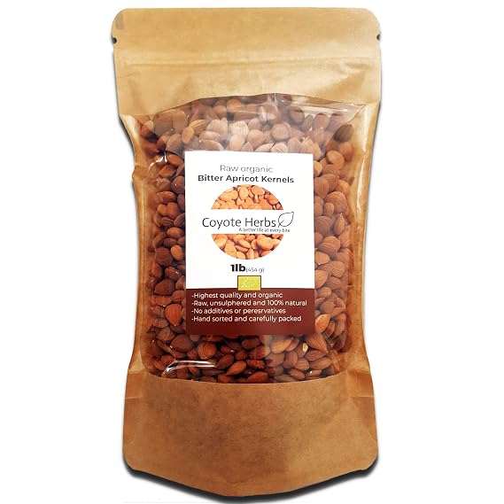 Apricot kernels/natural/organic/raw/bitter apricot kernel seeds/Vitamin b17/Certified/ 1 POUND (16 OZ)