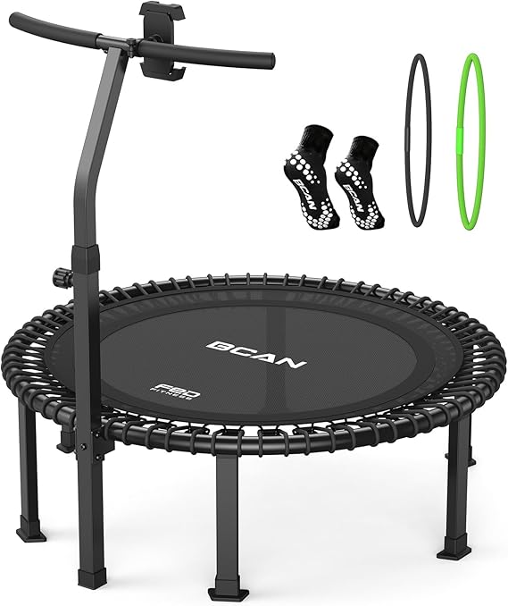 BCAN BT4 Soft Land Pro Adult Bungee Rebounder Trampoline Handle|FED Fitness
