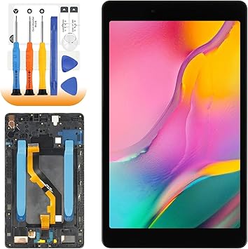 for Samsung Galaxy Tab A 8.0 2019 Screen Replacement for Samsung Tab A 8.0 SM-T290 LCD Display SM-T290 LCD Digitizer Touch Screen Wi-Fi Version Assembly Repair Part Black with FrameNot for T295