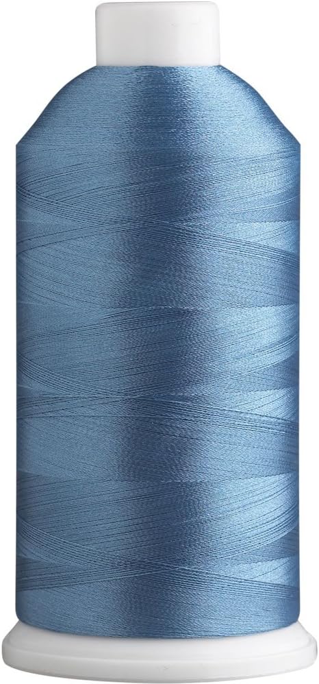 Superpunch SuperB Embroidery Thread 40wt, 5000 m Cone, Blue Steel 405