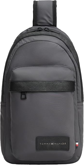 Tommy Hilfiger Mens Modern Slingpack,DARK GREY One Size