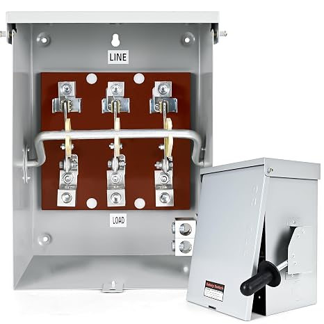 200-Amp Disconnect, 3 Pole 120V/240V General Safety Switch
