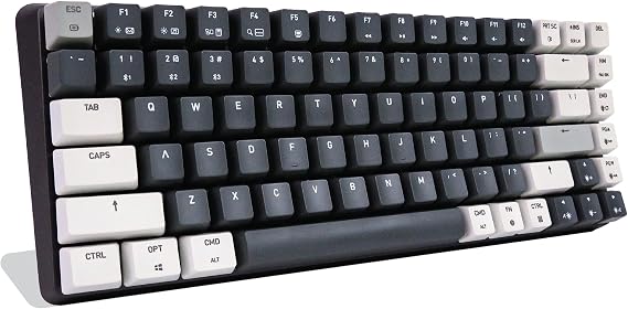 Azio Cascade Mechanical Keyboard, Backlit RGB, Hotswap Switches and Keycaps, Wired USB-C or Bluetooth Wireless Connection (Gateron Brown Switches) (Galaxy Dark 75)